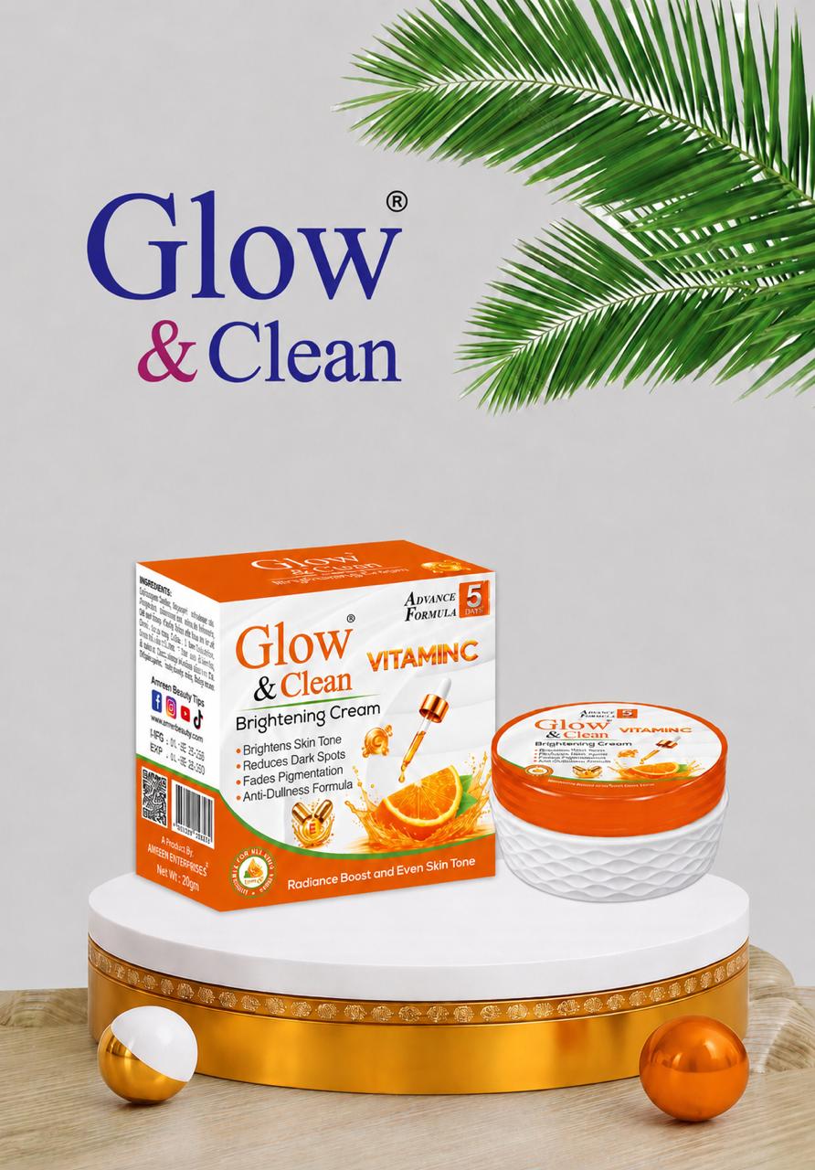 GLOW & CLEAN Vitamin C Brightening Cream