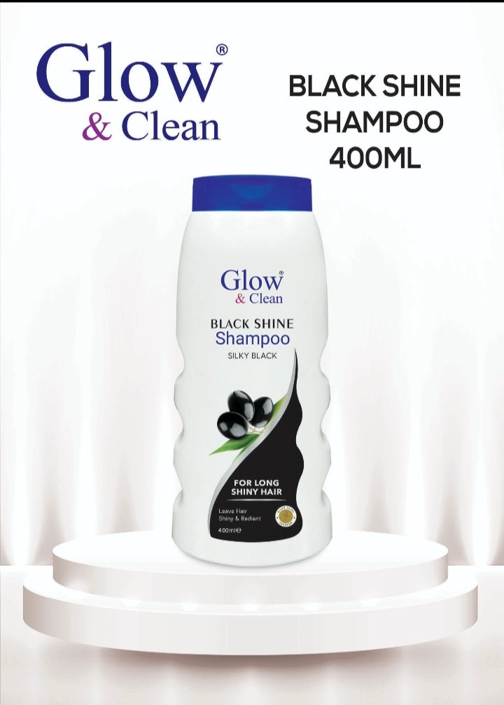 Glow & Clean Black Shine Shampoo 400ML