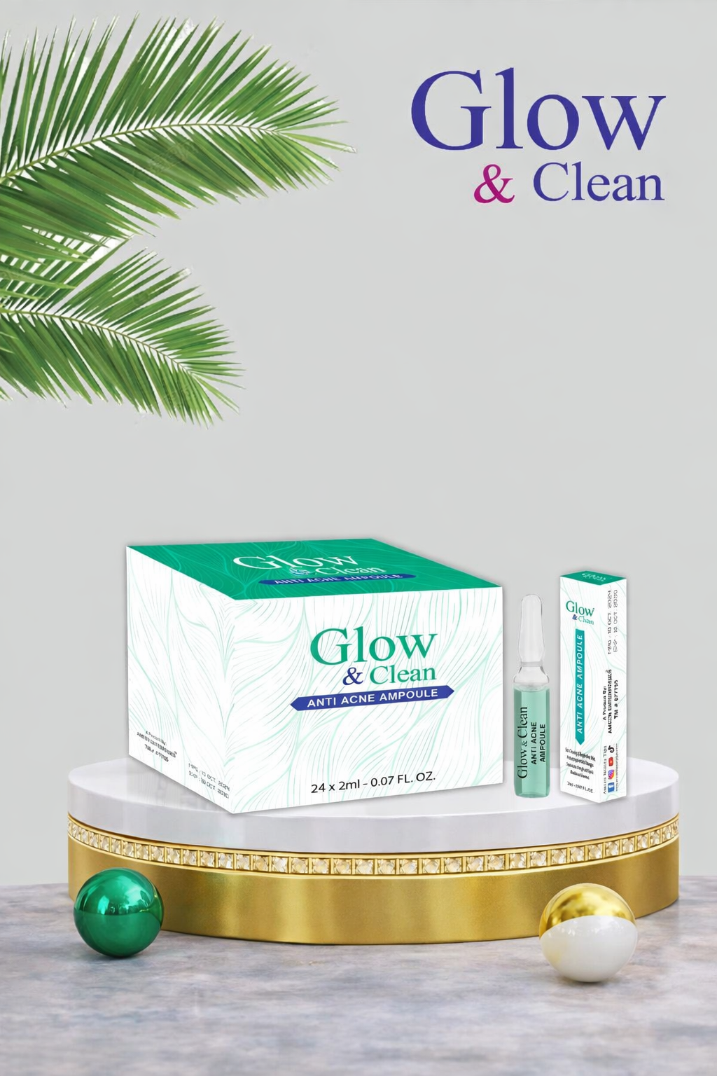 GLOW & CLEAN Acne removal Ampuole