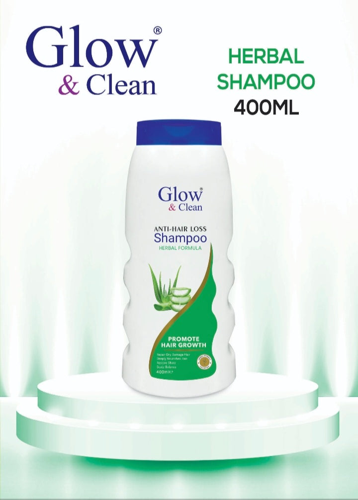 Glow & Clean Anti Hair loss Shampoo 400ML