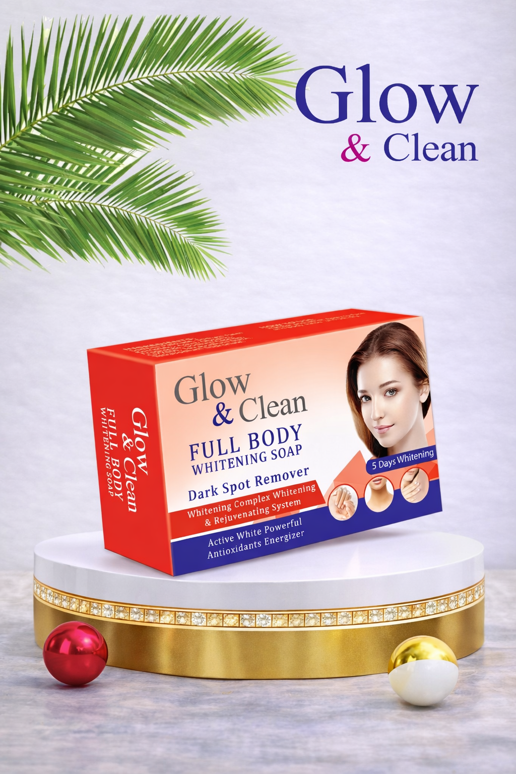 GLOW & CLEAN Body Whitening Soap
