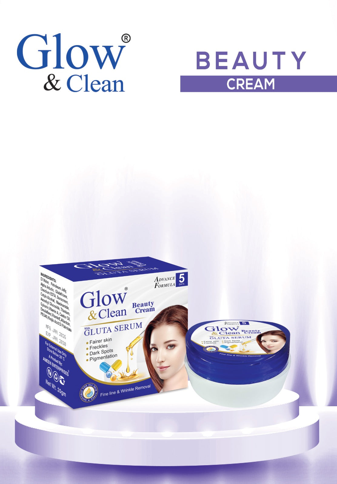 Glow & Clean Beauty Cream New Pack