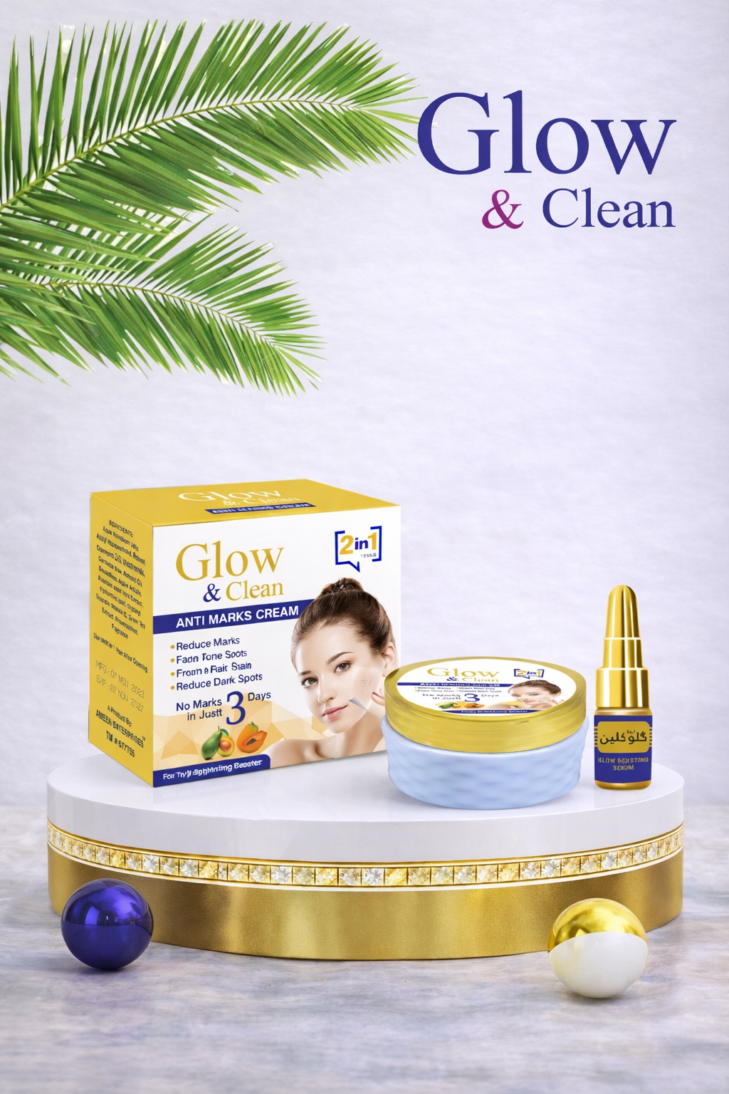 GLOW & CLEAN Anti Marks Cream 2-in-1
