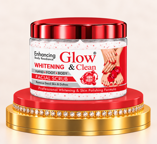 GLOW & CLEAN Hand Foot Body Facial Scrub
