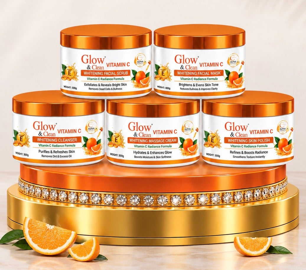 GLOW & CLEAN Vitamin C 5 Step Brightening Facial