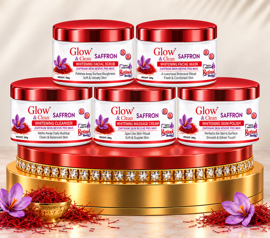 GLOW & CLEAN Saffron Whitening 5 Step Facial