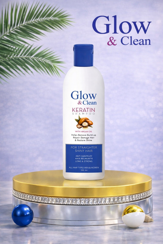 GLOW & CLEAN Keratin Shampoo with Argan Oil