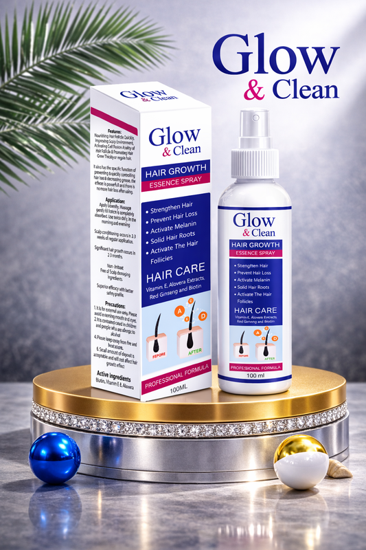 GLOW & CLEAN Biotin Hair Growth Spray