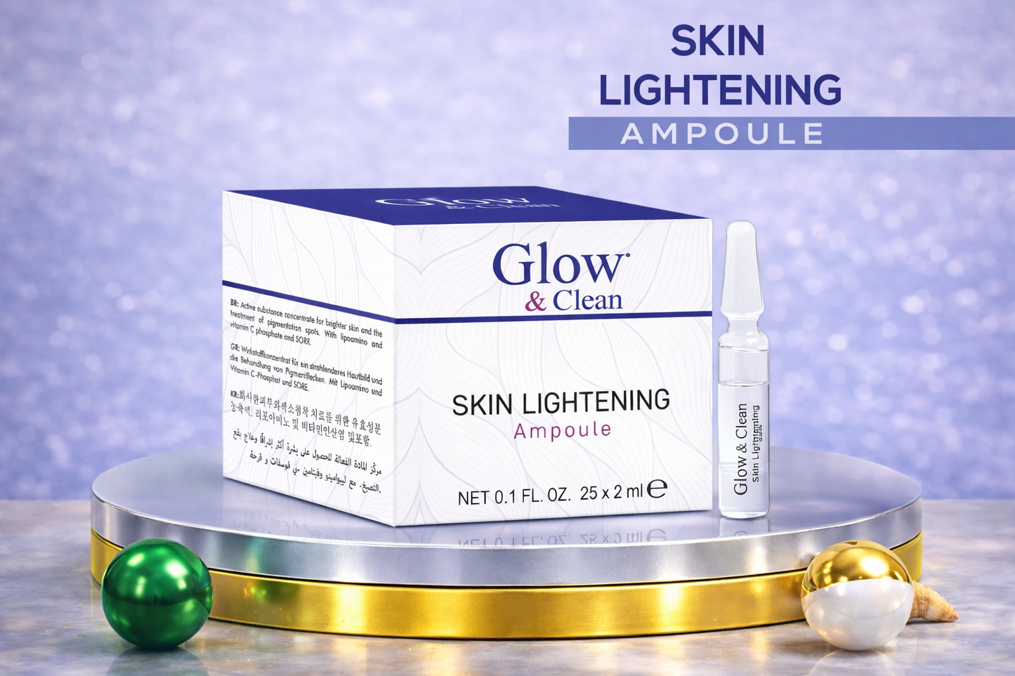 GLOW & CLEAN Skin Whitening Ampoule