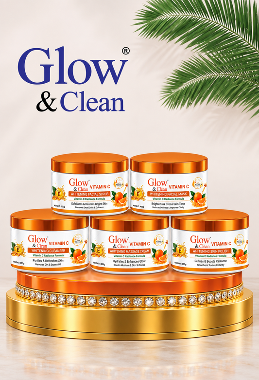 GLOW & CLEAN Vitamin C 5 Step Brightening Facial