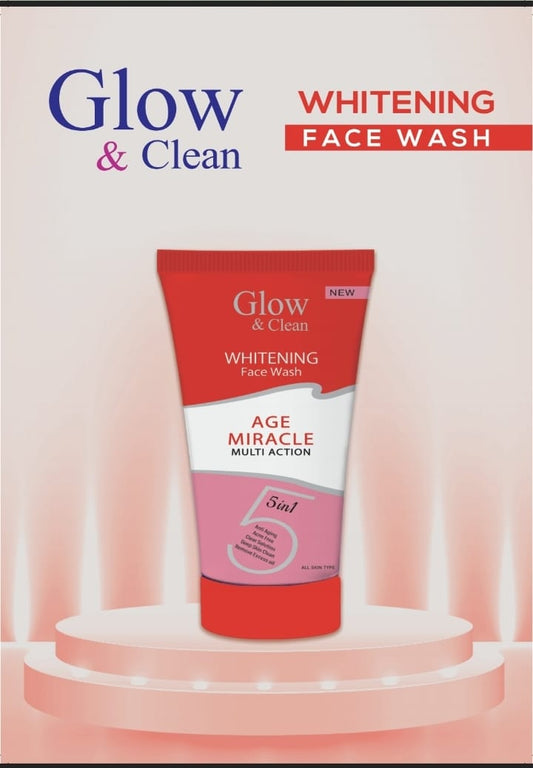 Glow & Clean age miracle face wash