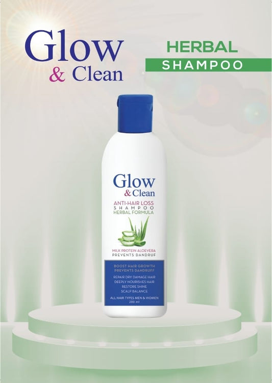 Glow & Clean anti hair loss herbal shampo