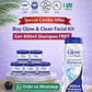 GLOW & CLEAN Whitening 5 Step Facial Set with Free 400ML Shampoo