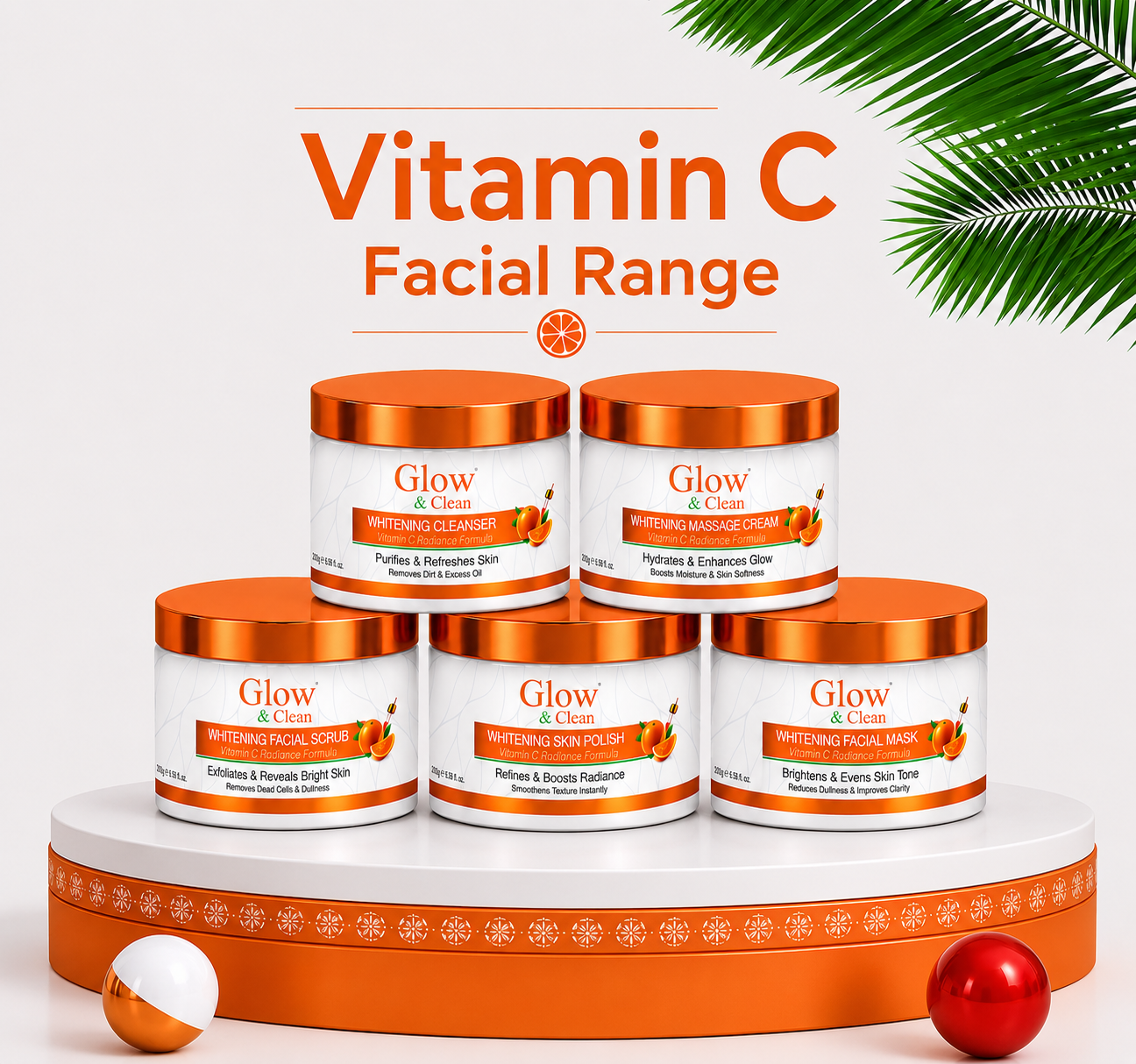 GLOW & CLEAN Vitamin C 5 Step Brightening Facial