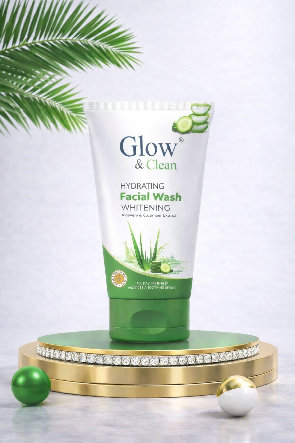 Glow & Clean Aloe Vera Face Wash – Hydrating & Soothing – Glow & Clean ...