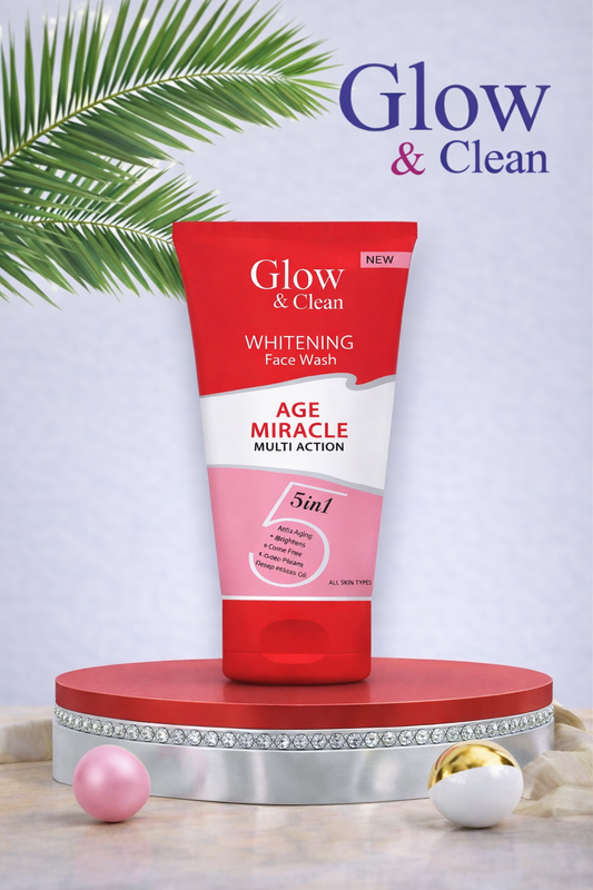 Glow & Clean age miracle face wash