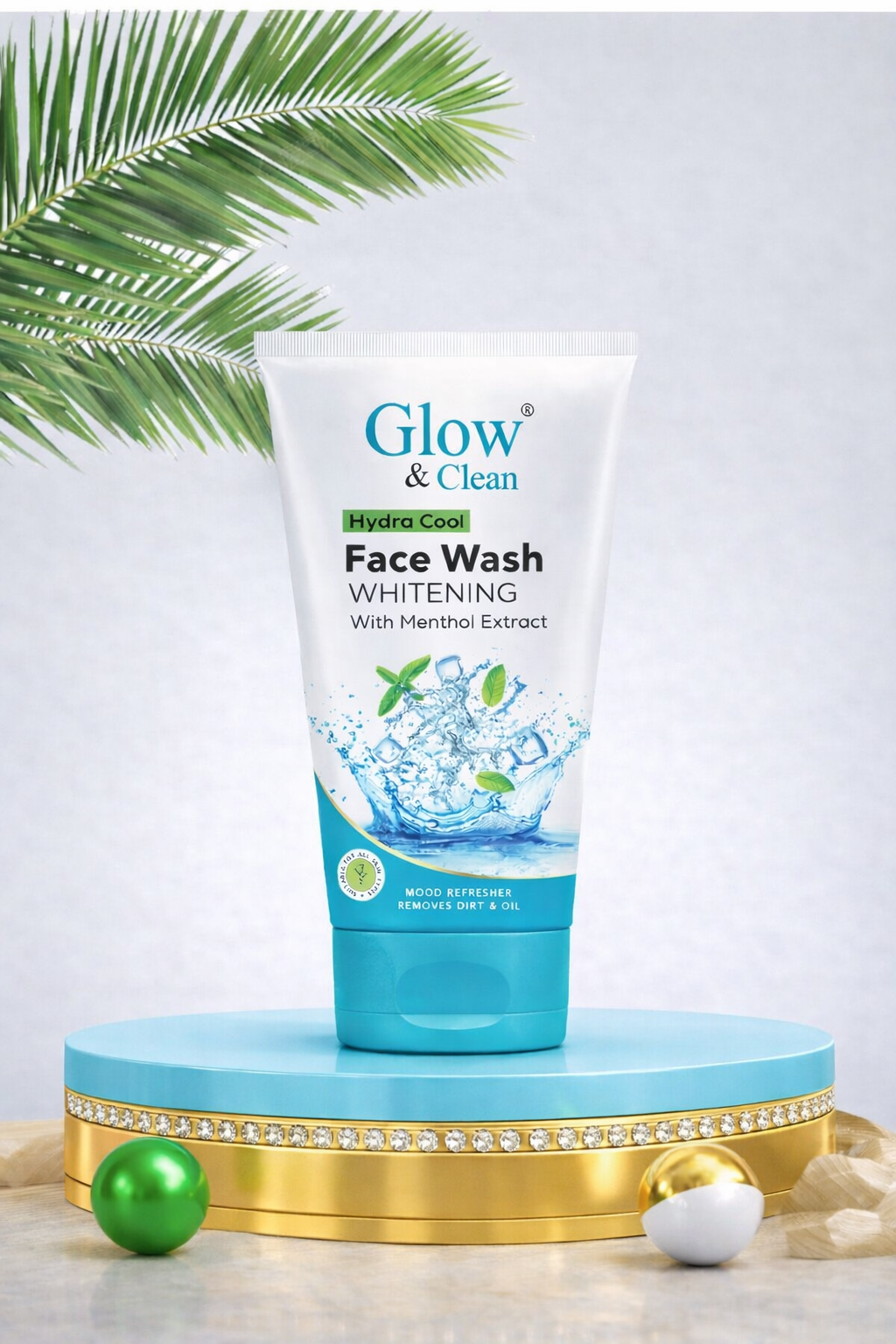 Glow & Clean Ice Cool Face Wash – Cooling & Fresh Cleanser – Glow ...