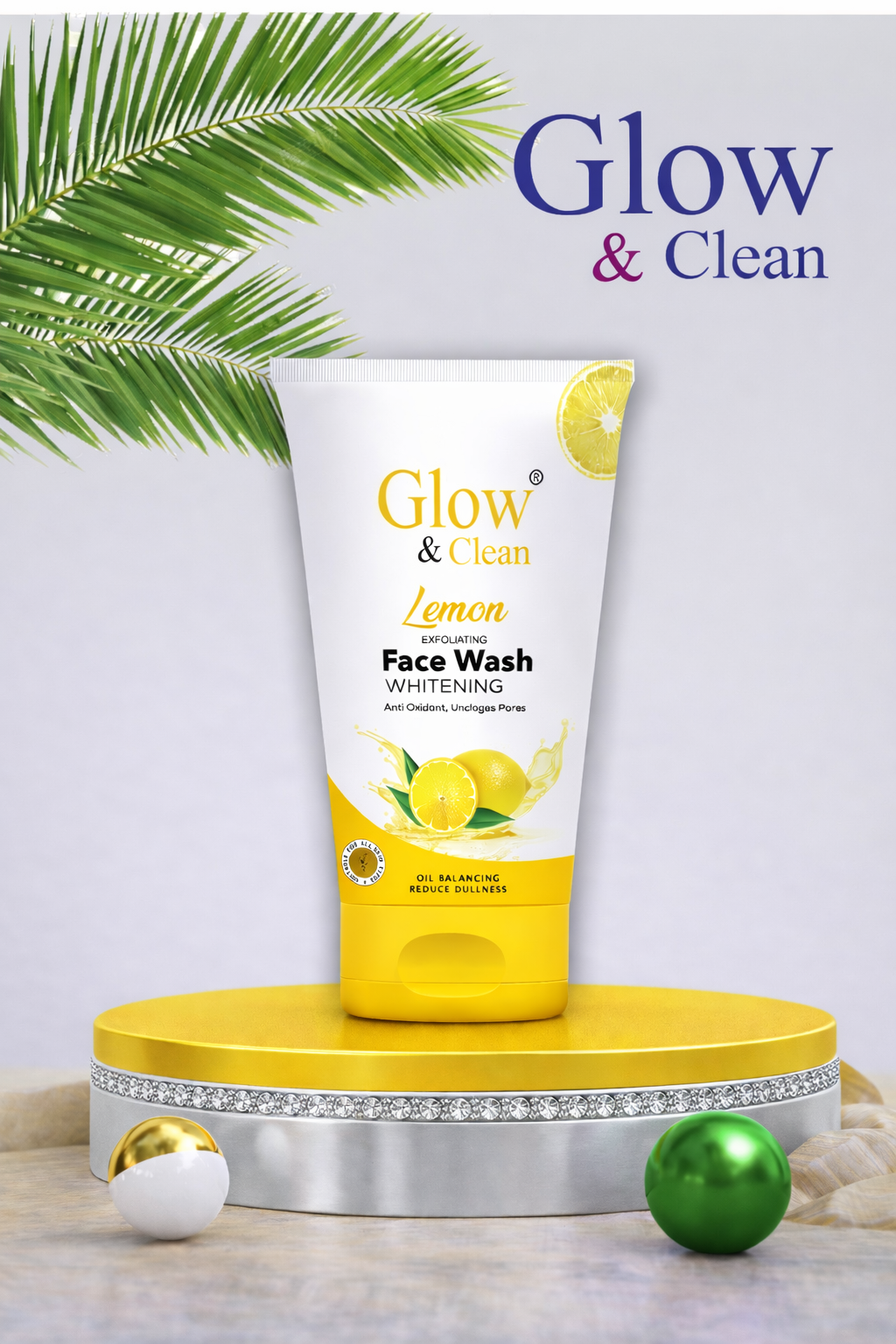 Glow & Clean Lemon Face Wash – Oil Control & Bright Skin – Glow & Clean ...