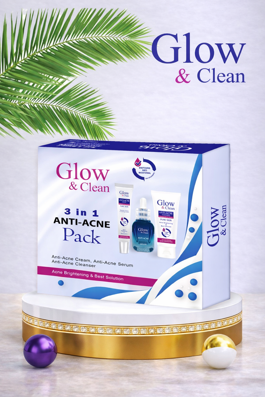 Glow & Clean 3 in 1 Anti Acne Pack
