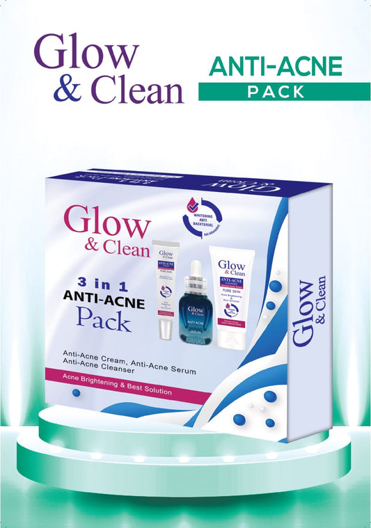 Glow & Clean 3 in 1 Anti Acne Pack